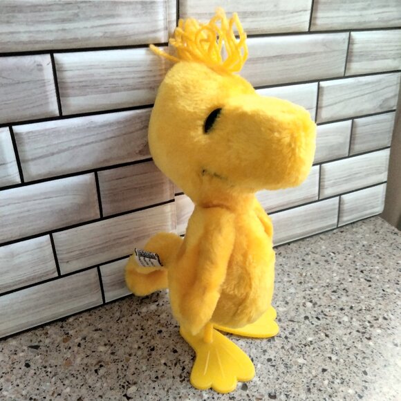 Vintage 1972 Peanuts Woodstock Plush w/ Plastic Feet - Picture 1 of 13
